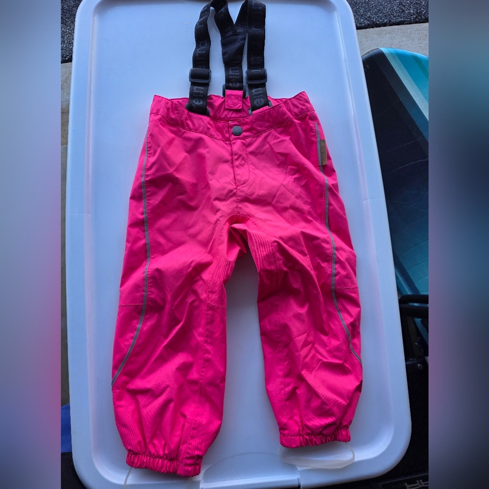 Bright Pink Snow Pants